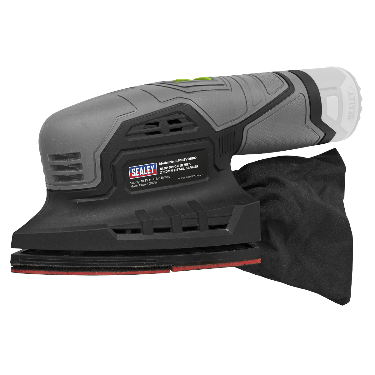 Sealey 150mm Detail Sander 10.8V SV10.8 Series