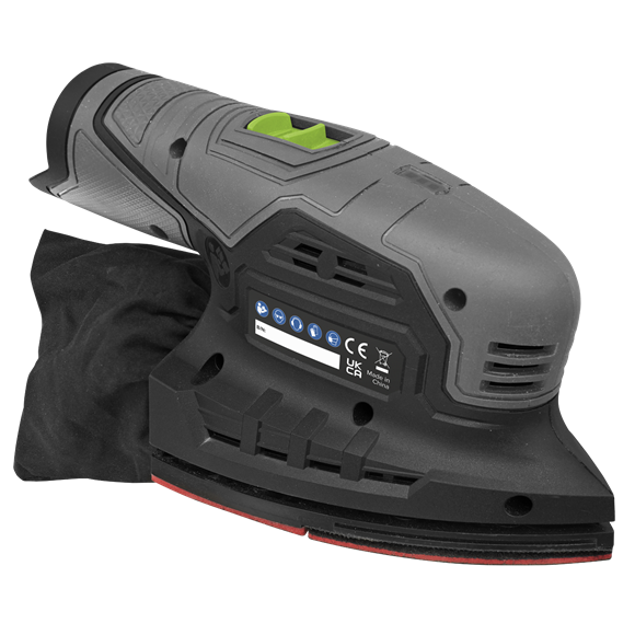 Sealey 150mm Detail Sander 10.8V SV10.8 Series