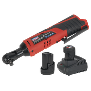 Sealey Ratchet Wrench Kit 3/8"Sq Drive 12V SV12 Series - 2 Batteries