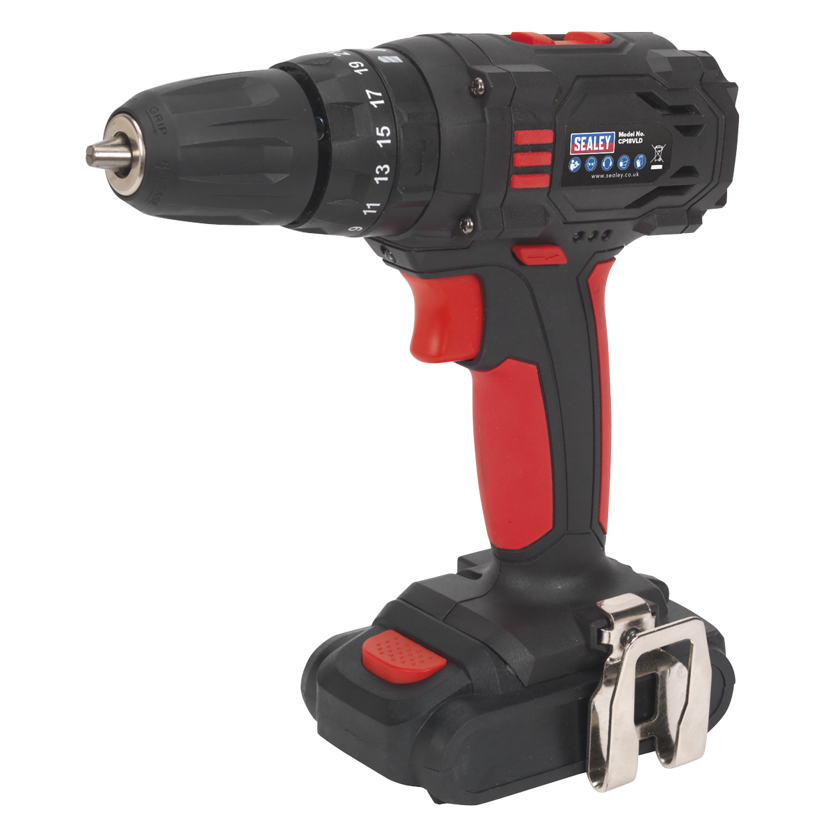 Sealey 18V Ø10mm Cordless Combi Drill