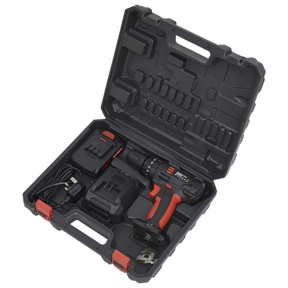 Sealey 18V Ø10mm Cordless Combi Drill