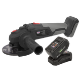 Sealey Brushless Angle Grinder Kit Ø115mm 20V 4Ah SV20 Series