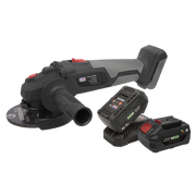 Sealey Brushless Angle Grinder Kit 20V SV20 Series - 2 Batteries