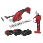 Sealey 2 x 20V SV20 Series Gardening/Pruning Cleaning Combo Kit
