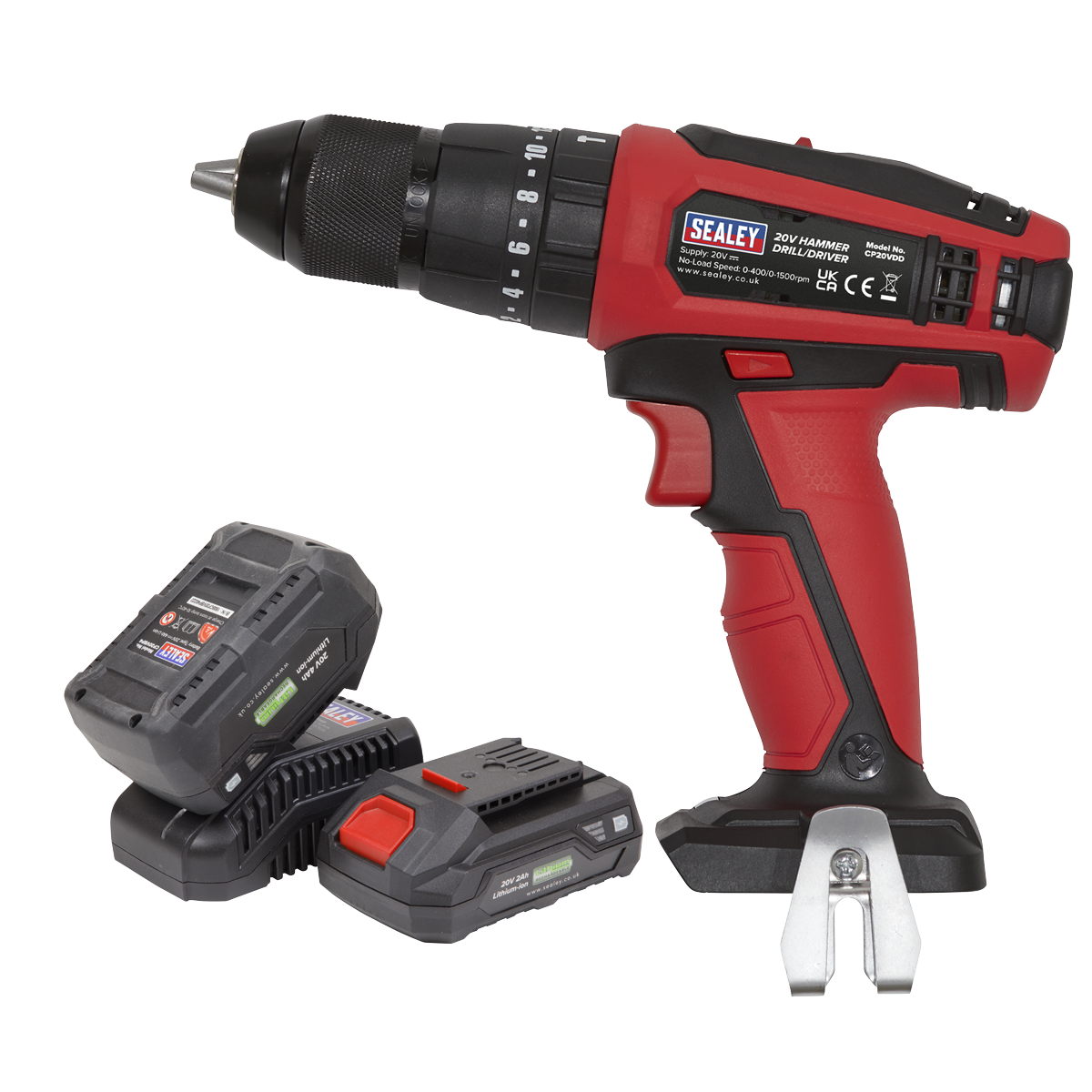 Sealey Combi Drill Kit Ø13mm 20V SV20 Series - 2 Batteries