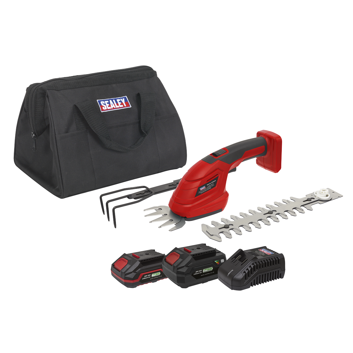 Sealey Cordless 3-in-1 Garden Tool Kit 20V SV20 Series  2 Batteries