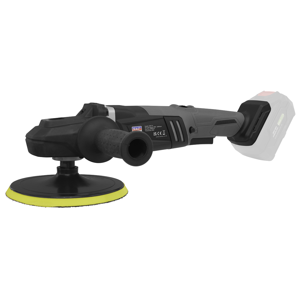 Sealey Brushless Rotary Polisher 20V SV20 Series Ø180mm - Body Only