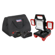 Sealey Cordless/Corded 20V 4Ah SV20 Series Worklight Kit 45W SMD LED