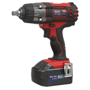 Sealey Cordless Impact Wrench 18V 3Ah Lithium-ion 1/2"Sq Drive