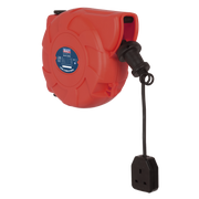 Sealey Cable Reel System Retractable 10m 1 x 230V Socket