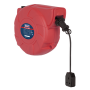 Sealey Cable Reel System Retractable 25m 1 x 230V Socket