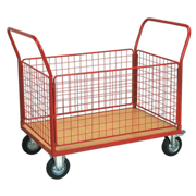 Sealey Platform Truck with 4 Removable Sides 300kg 1200 x 800mm