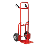 Sealey Sack Truck with Pneumatic Tyres 200kg Folding