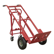 Sealey Sack Truck 3-in-1 with Pneumatic Tyres 250kg Capacity