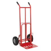 Sealey Sack Truck with Pneumatic Tyres & Folding 250kg Capacity