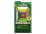 Cuprinol One Coat Sprayable Fence Treatment Harvest Brown 5 litre