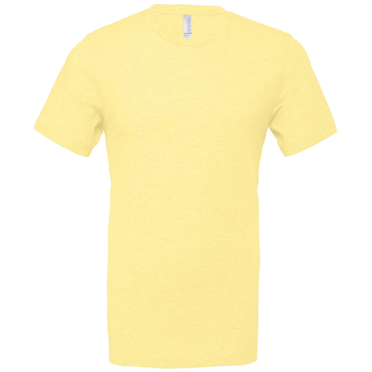 Bella Canvas Unisex Heather Cvc Short Sleeve T-Shirt - Heather French Vanilla