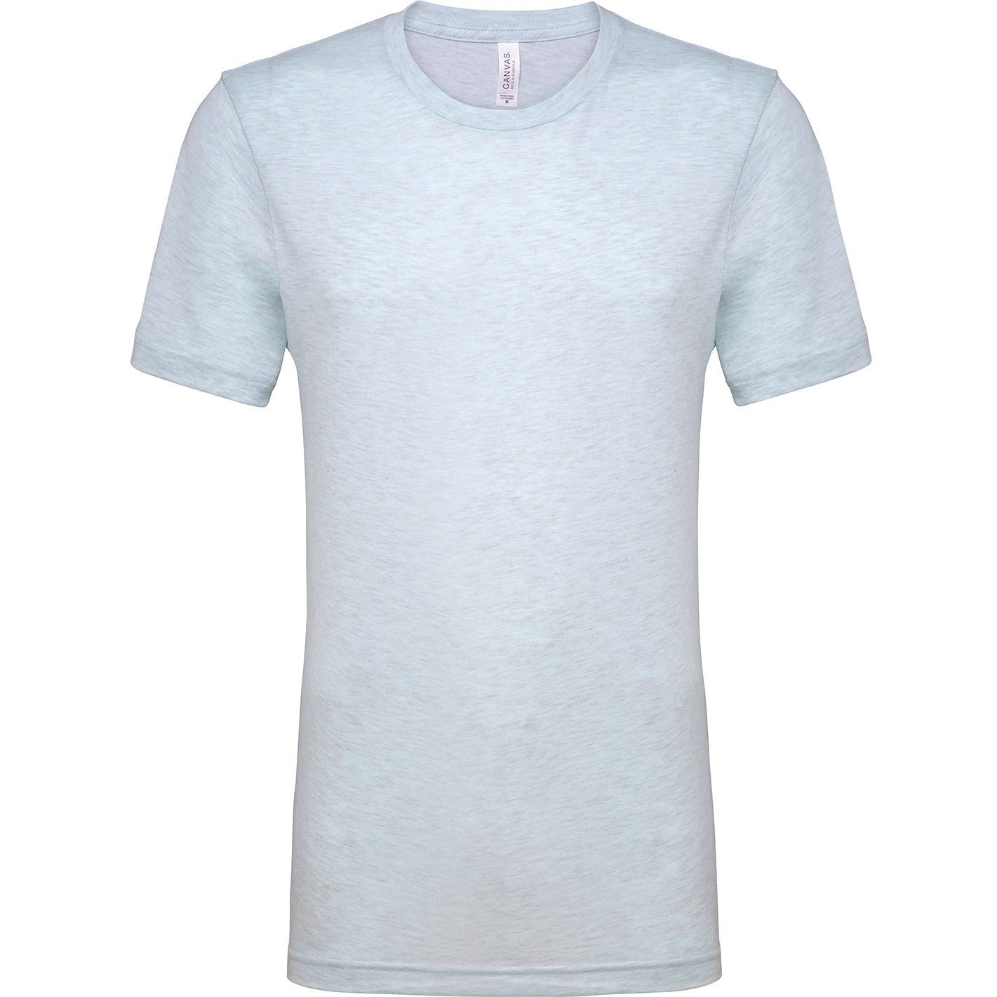 Bella Canvas Unisex Heather Cvc Short Sleeve T-Shirt - Heather Prism Ice Blue