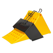 Sealey Wheel Chock with Bracket - Commercial