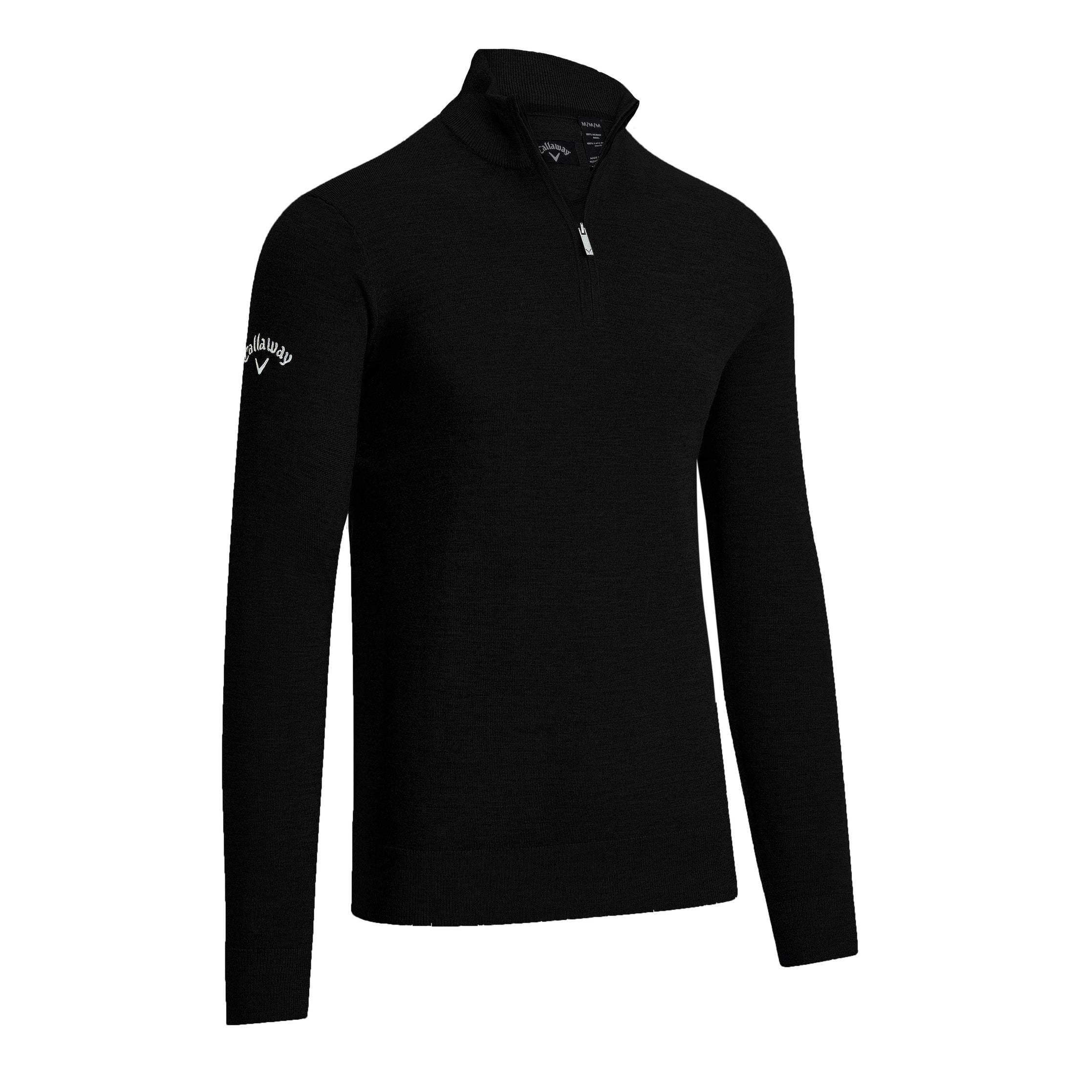 Callaway Ribbed ¼ Zip Merino Sweater