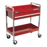 Sealey Trolley 2-Level Heavy-Duty with Lockable Drawer