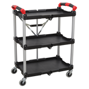 Sealey Folding Workshop Trolley 3-Level