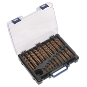Sealey HSS Cobalt Fully Ground Drill Bit Assortment 170pc Ø1-10mm