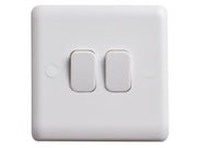 Deta Vimark Light Switch 2-Gang 2-Way