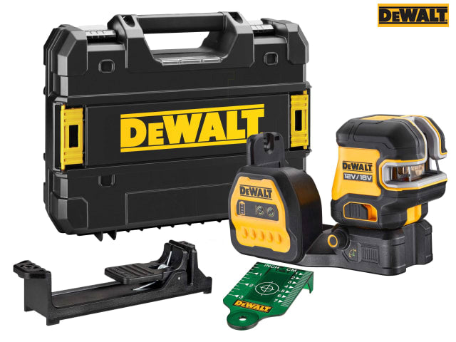 DEWALT DCE825NG18 Spot & Cross Green Laser 12/18V Bare Unit