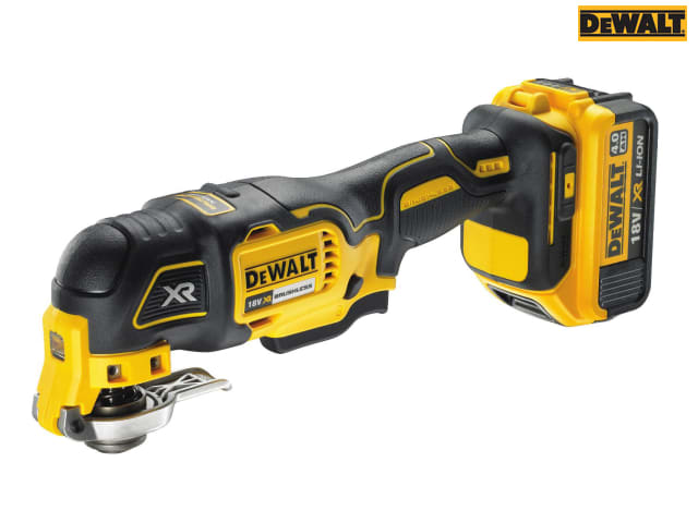 DEWALT DCS355M2 XR Brushless Oscillating Multi-Tool 18V 2 x 4.0Ah Li-ion