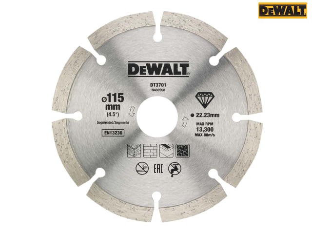 DEWALT Dry Diamond Blade 115mm (2 Pack)