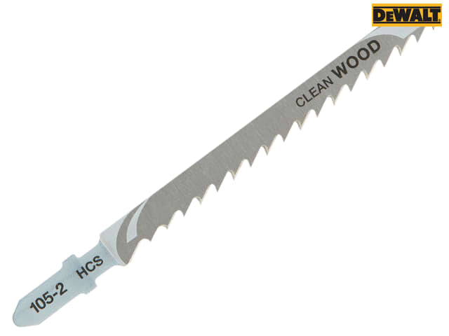 DEWALT HCS Wood Jigsaw Blades Pack of 5 T144DP