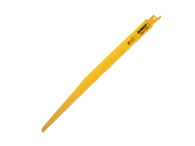 DEWALT Bi-Metal Reciprocating Blade for Wood with Nails 305mm (Pack 5)