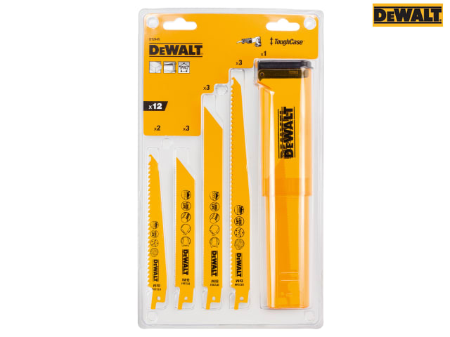 DEWALT DT2445 Reciprocating Saw Blade Set, 12 Piece