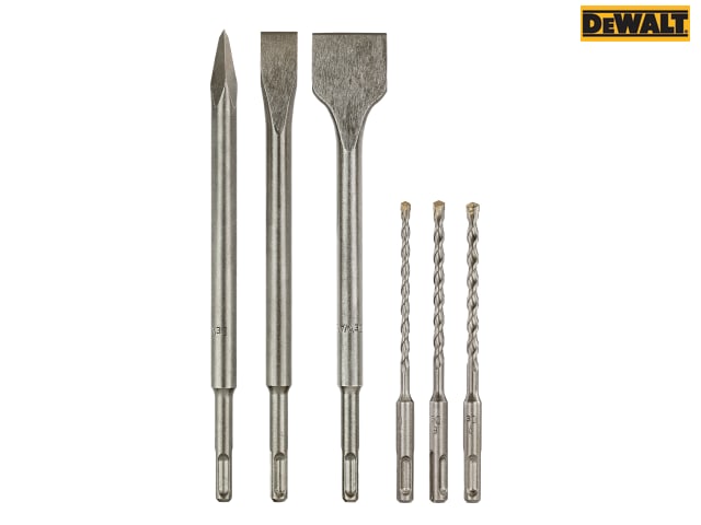 DEWALT DT60331 SDS Plus Drill and Chisel Bit Set, 6 Piece