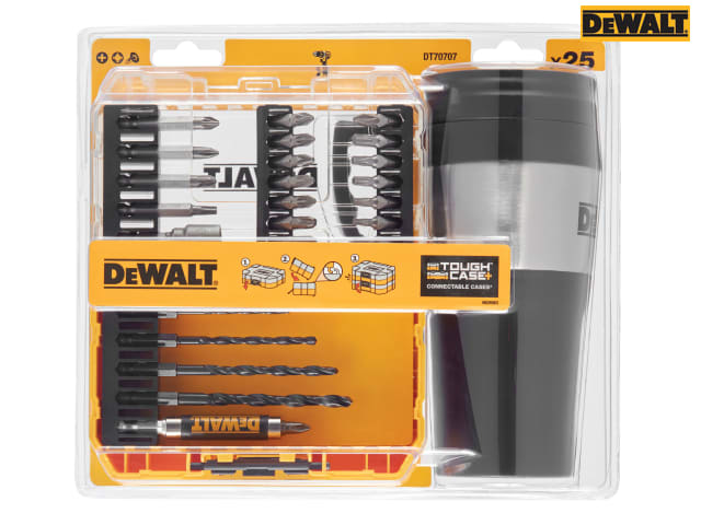DEWALT DT70707 Drill Drive Set, 25 Piece + Mug