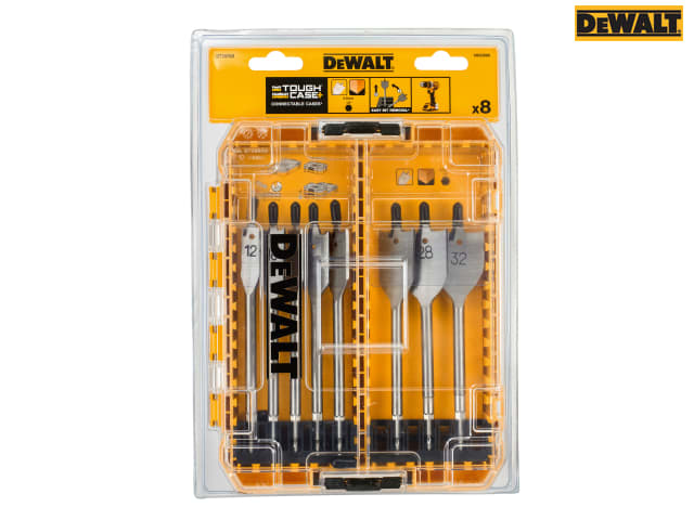DEWALT DT70750 Flat Drill Bit Set, 8 Piece