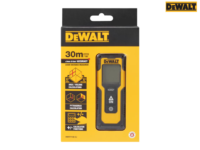 DEWALT DWHT77100 Laser Distance Measure 30m