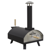 Sealey Dellonda Portable Wood-Fired 14" Pizza & Smoking Oven - Black/Stainless Steel