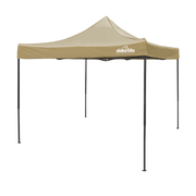 Sealey Dellonda Premium 3 x 3m Pop-Up Gazebo, PVC Coated, Water Resistant Fabric, Supplied with Carry Bag, Rope, Stakes & Weight Bags - Beige Canopy