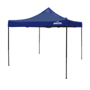 Sealey Dellonda Premium 3 x 3m Pop-Up Gazebo, PVC Coated, Water Resistant Fabric, Supplied with Carry Bag, Rope, Stakes & Weight Bags - Blue Canopy