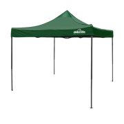 Sealey Dellonda Premium 3 x 3m Pop-Up Gazebo, PVC Coated, Water Resistant Fabric, Supplied with Carry Bag, Rope, Stakes & Weight Bags - Dark Green Canopy