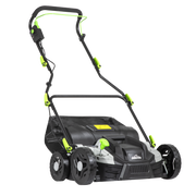 Sealey Dellonda 1500W Electric 2-in-1 Scarifier with 5-Heights, 36cm Cutting Diameter, 45L Grass Collection Bag, 10m Mains Cable, Hand Push