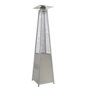 Sealey Dellonda 13kW Pyramid Gas Patio Heater 13kW Commercial/Garden Use - Stainless Steel