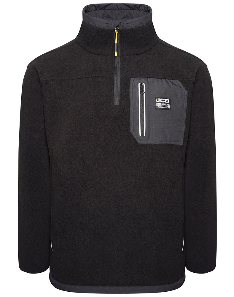Beeswift Jcb Trade Heavyweight 1/4 Zip Tech Fleece