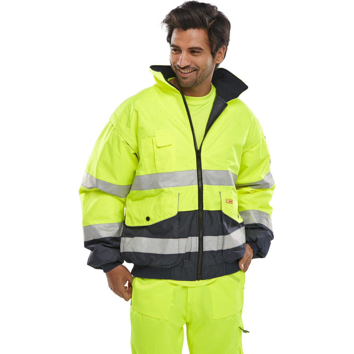 Europa Bomber Jacket Saturn Yellow / Navy