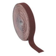 Sealey Emery Roll Brown 25mm x 50m 120Grit
