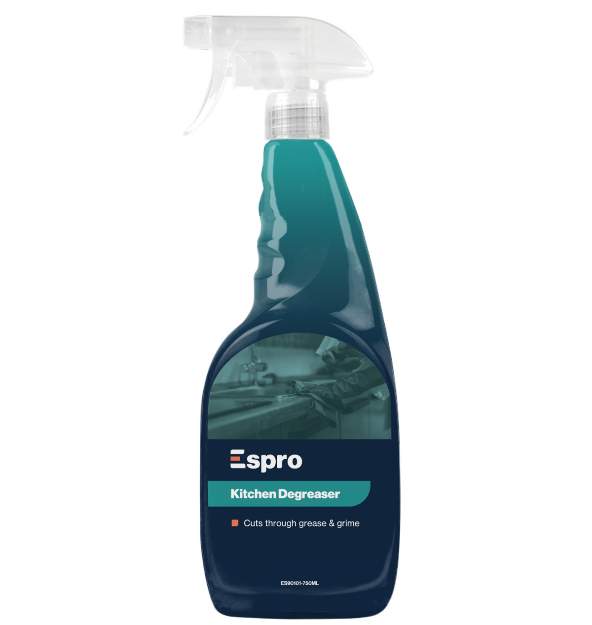 Espro 750ml Kitchen Degreaser Pack of 6 Low Smear Formula Sparkling Finish