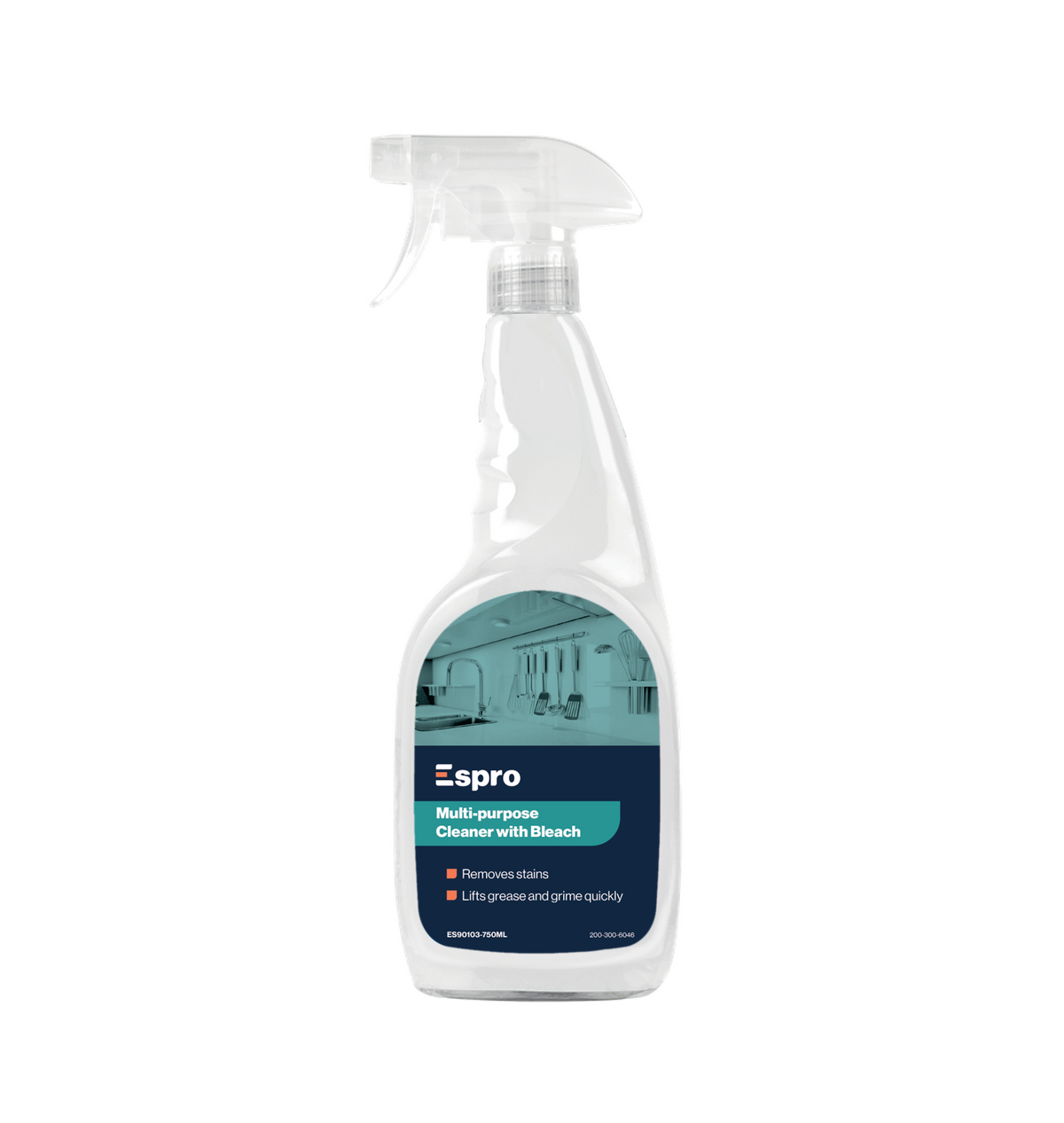 Espro 750ml Multi-Purpose Cleaner with Bleach Pack of 6 Tough Stain Remover