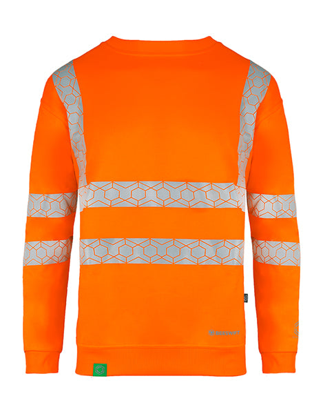 Beeswift Envirowear Recyclable Hi-Vis Sweatshirt
